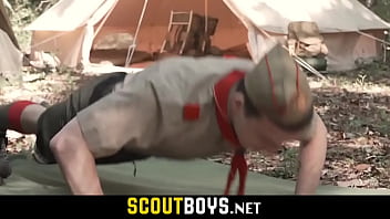 Teen twink gets anus stuffed and filled by huge homo cock male-SCOUTBOYS.NET