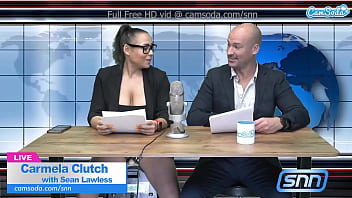 Big Tits Latina MILF fucks news anchor