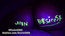 Extreme glow in the dark dick riding